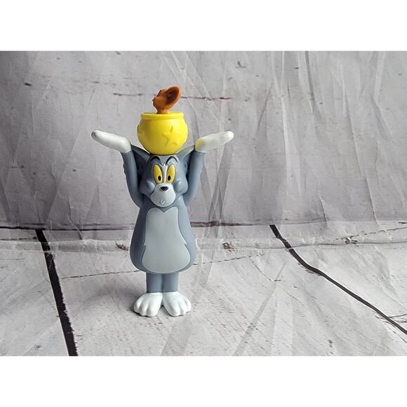 Tom & Jerry Burger King Toy Seeing Stars Spinning Figure Vintage Cartoons - Picture 1 of 5